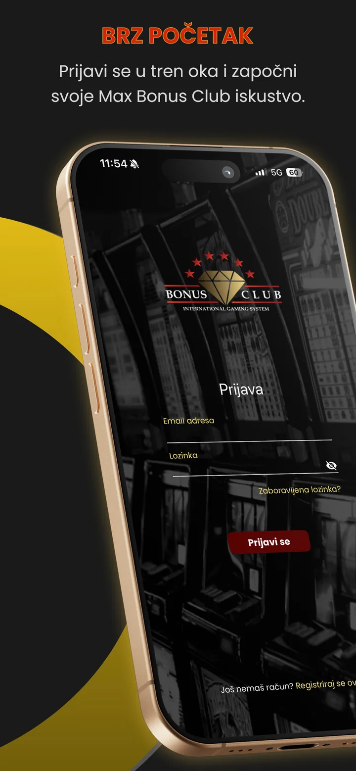 Max Bonus Club — prijava