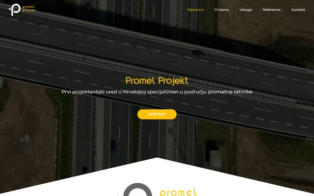 promel.hr homepage — Promel Projekt traffic-engineering design office